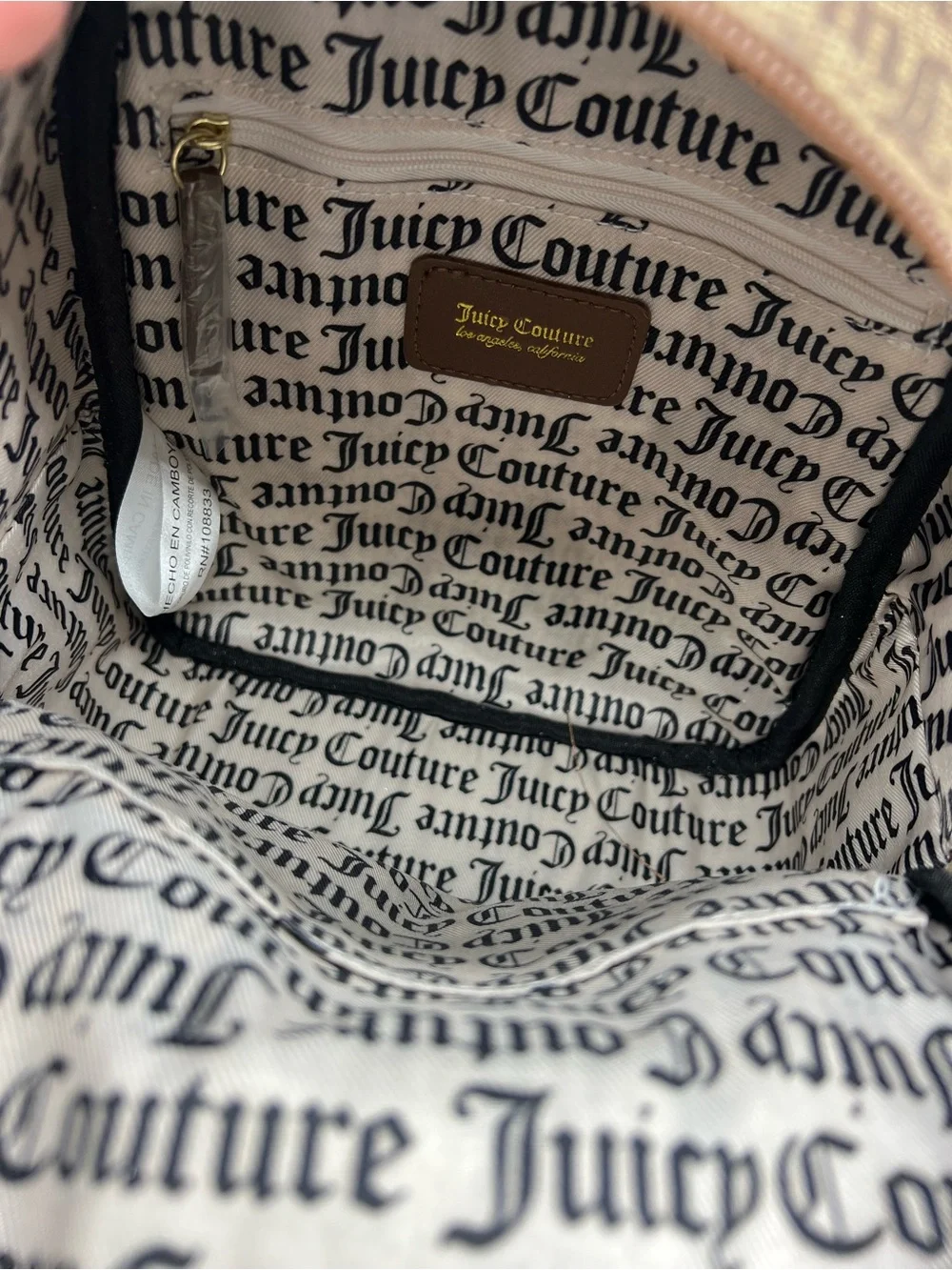 Juicy couture peek a bow backpack
